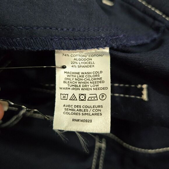 LOFT Navy Straight Leg Pants - Picture 8 of 13